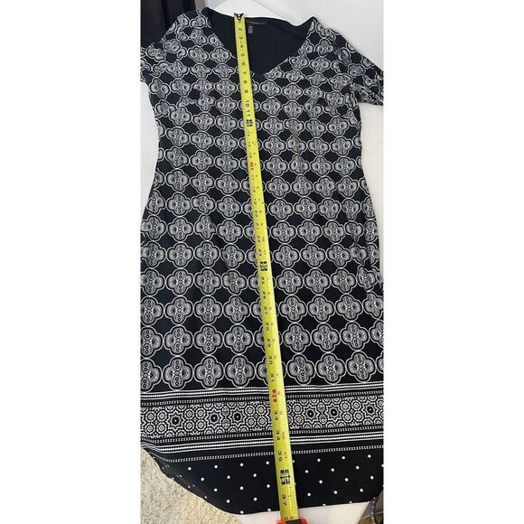 White House Black Market Sz M P Stretch Reversible Sheath 2 Dresses Petite WHBM - Picture 9 of 16